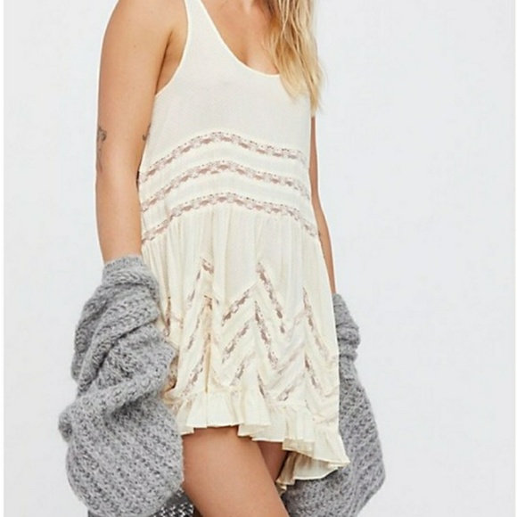 Free People Tops - Free People Voile and Lace Trapeze Top